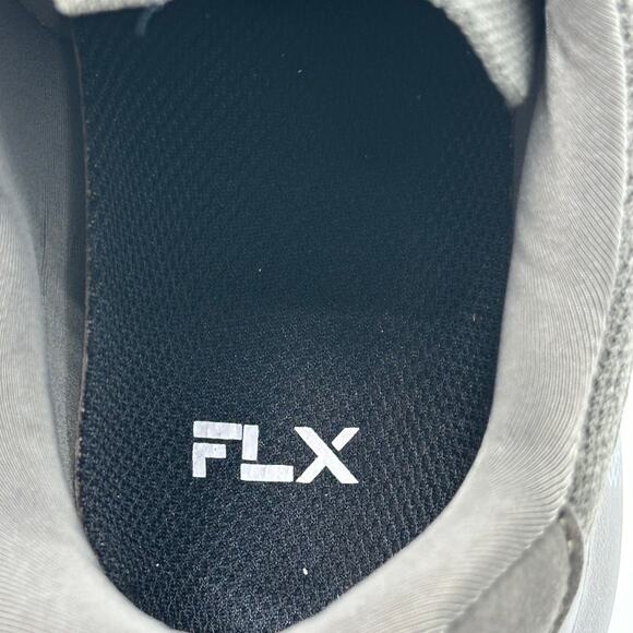 NWT FLX Tarmac Green Dynamic Knit Air Foam Training Dart Sneakers Mens Size 9.5 - Picture 12 of 15